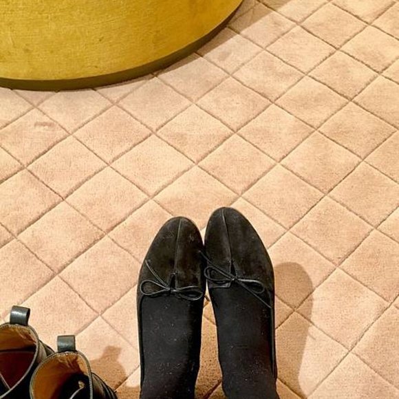 Salvatore Ferragamo Creations Ballet Flat CHERIE black SUEDE BALLET FLAT size 39 - Picture 12 of 13